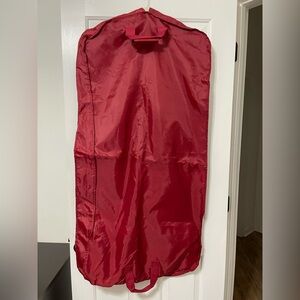 Red burgundy Garment Bag